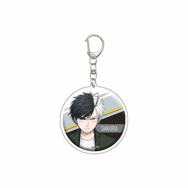 55MM Anime WIND BREAKER Keychain Umemiya Hajime/Nirei Akihiko/Sugashita Kyoutarou Key Chain Acrylic Model Plate Christmas Gifts