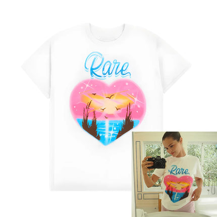RARE ALBUM COVER TEE Selena Gomez Fashion Vintage New 100% Cotton T-Shirts Top Goth Grunge O-neck High Quality Female/Male T-shirt