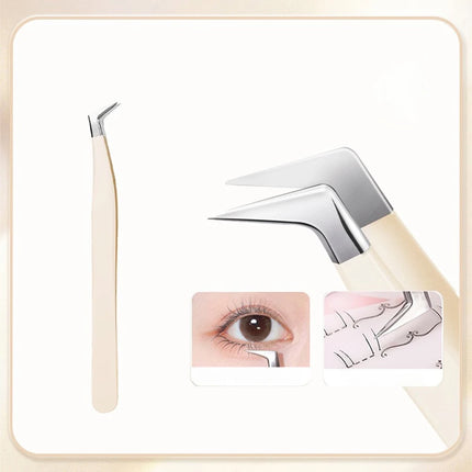 High Quality Latest  Stainless Steel Eyelash Extensions Tweezers Rose Gold color All Color Customized Eyelash Tweezers
