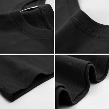 Summer Loose Sports Clothing Oversized Boxy Crew Neck T-shirt Mens Heavyweight 240GSM 100% Cotton Half Sleeve T-Shirts Clothing