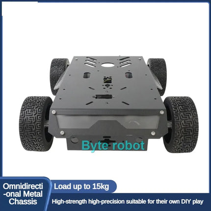 15Kg Load Rubber Wheel Robot Car Metal RC Tank Chassis For Arduino Raspberry Pi DIY Kit with Motor Ps2 Handle Programmable Robot