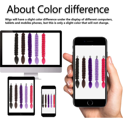 Synthetic Purple|Black|Brown|Pink Braids Ponytail Hair Extensions Long Ponytail for Kids Girls Halloween Cosplay Daily,Rumi Hair