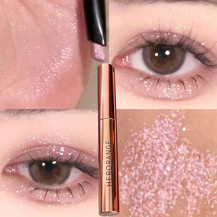 Glittering Eyeshadow Pen Face Makeup Highlighter Stick Long lasting Shiny Diamond Pink Silkworm Champagne Gold Eyeliner Gel Pen