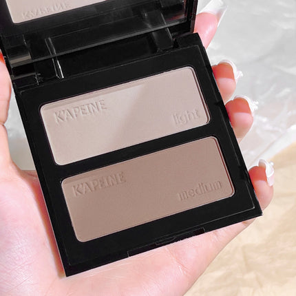 Two-tone three-color contouring palette, shadow nose shadow touching, brightening, contouring, highlighter contouring palette