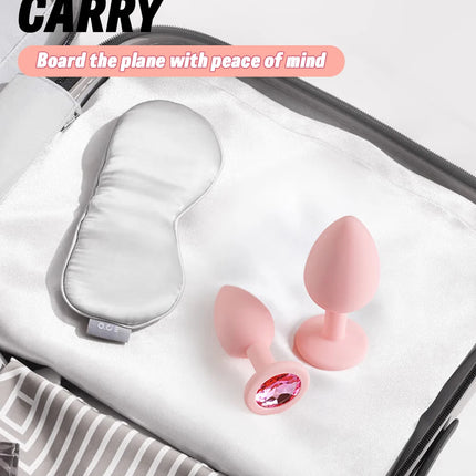 3 Sizes Anal Plug Butt Women Men Silicone Round Shaped Erotic Penetration Anal Bullet Gay anal Masturbator Sex Toy for Adults 18