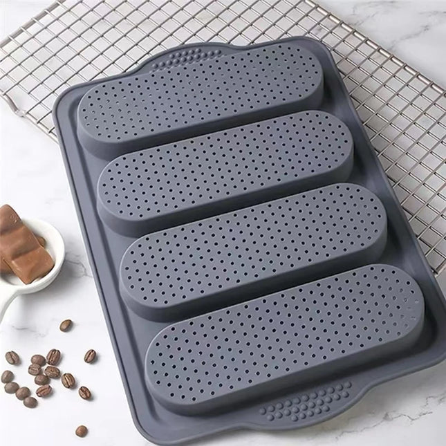 Large Silicone Baking Mold Restaurant Bread Food Mould Grade Baguette Bake Tray Non-stick Oven Tool kitchen Bakeware Accessories