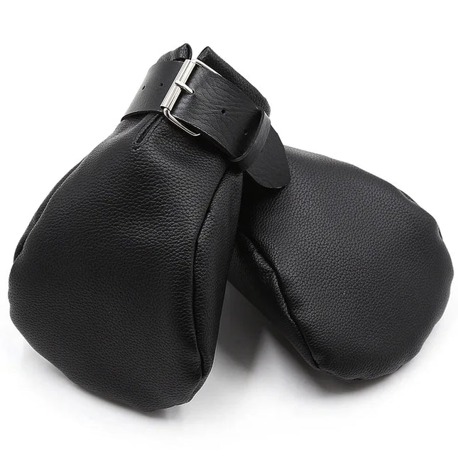 Puppy Play Dog Gloves Dog Paw Print Padded Fist Mitts BDSM Bondage PU Leather Gloves Fetish Adult Role Play Sex Toys For Women