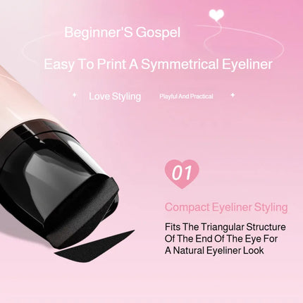 Eyeliner for Beginners Sweat-proof Double-headed Eyeliner Smudge-Proof Eyeliner Waterproof Double-Wing Integrated Eyeliner Stamp
