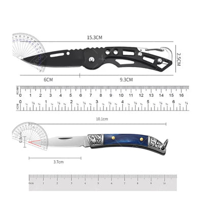 Stainless Steel Mini Pocket Knife Fruit Paring Knife with Non-slip Handle Multifunctional Folding Knife for Household Cooking
