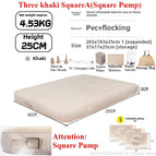 Three khaki Square A