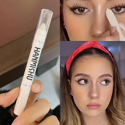 Shimmering Highlight Stick Pearlescent Matte Eyeshadow Silkworm Stick White Pen Glitter Silver Highlighter Pen Eyeliner Lyi A5V5