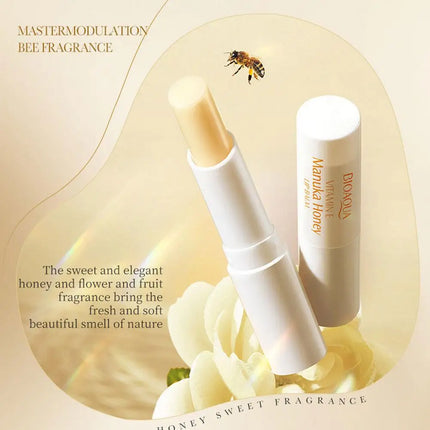 2pcs Vitamin E Honey Lip Balm Long-lasting Moisturizing Anti Cracking Nourishing Essence Stick winter Lips Skin Care