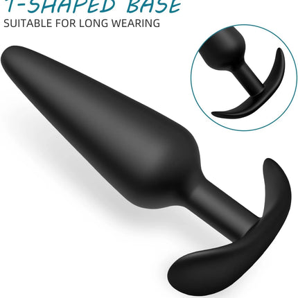 Anal Plug Dildo for Women Bullet Vibrator Sex toys for Men Prostate Massager Safe Silicone 3 Sizes Butt Plugs Adult Supplies