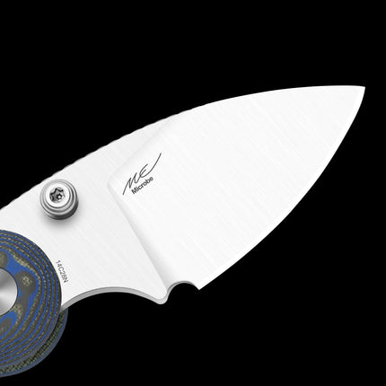 Kizer Pocket Folding  Microbe V2742A1/A2/A3/A4/A5/A6 14C28N Blade With Aluminum/Micarta/G10 Handle Outdoor Camping Knives