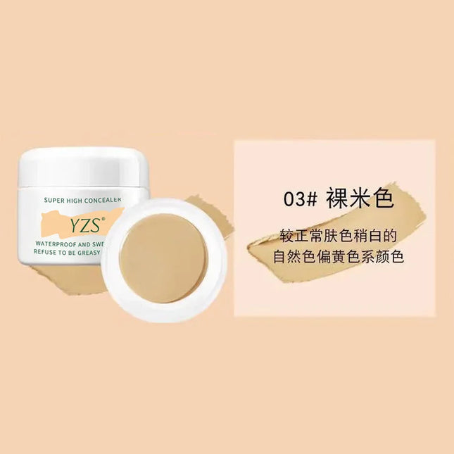 Concealer Cream Waterproof Full Coverage Concealer for All Skin Tones Tattoos Scars Dark Circles Acne Spots Foundation Makeup