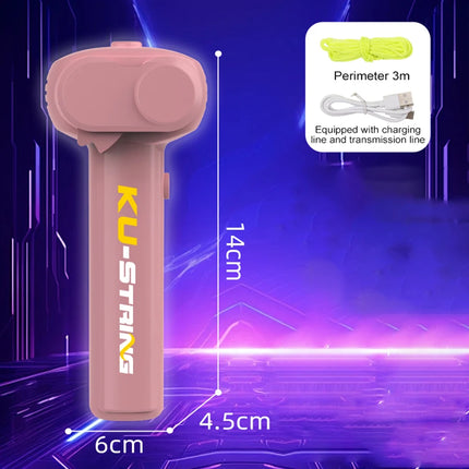 String Rope Glow in The Dark String Rope Launcher Luminous Portable Handheld String Stress Relief Toy For Kids Party Gift