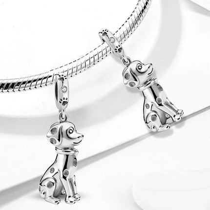 925 Sterling Silver Animal Series Little Lion Butterfly Spot Dog Charms Beads Fit Original Pan Bracelet High Quality DIY Jewelry