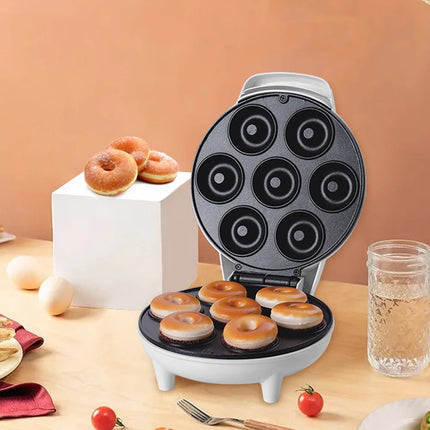 7 Holes Mini Donut Machine Household Doughnut Maker for Kitchen Donut Machine Dessert 220V EU Plug/110V US Plug
