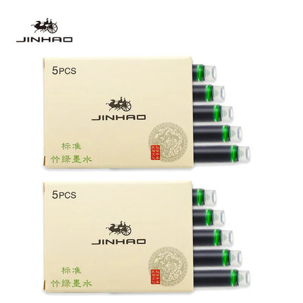 Jinhao 5/10/15 pcs Color Ink Cartridge Refill Fountain Pen Office School Student Stationery Ink Supplies Fountain Pen Ink