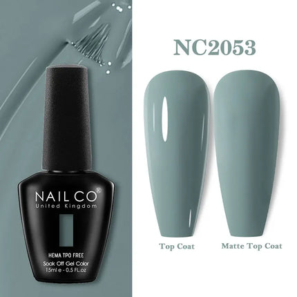 NAILCO 15ml Red Color Series Gel Varnish Coffee Gel Nail Polish Maximalism Reddish Gellak Design Brown Lacquer Nail Art Manicure