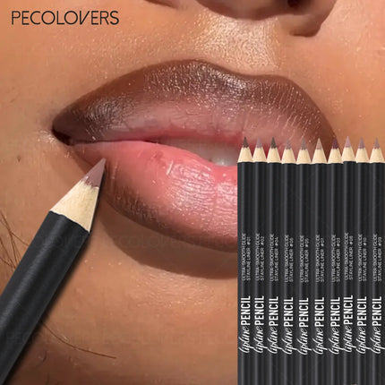 1PC Shade All-in-One Matte Nude Lip Liner -Matte Nude Lip Liner High-Pigmentation Long-Lasting Waterproof Gel/Pencil Formula