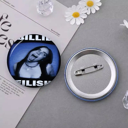 1pc Hit Me Hard And Soft B-BillieS Anime Brooches Cute Cartoon Badge Jacket Jeans Lapel Pin Gift Accessorie