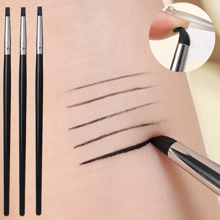 Silicone Eyeliner Brush Blade Multi-purpose Eyebrow Lipstick Brushes Easy To Use Nail Painting Pen Eyes Shaping Modeling Tools
