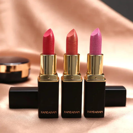 9 Colors Glitter Matte Velvet Nude Lipstick Shimmer Sexy Red Pigments Makeup Long Lasting Waterproof Profissional
