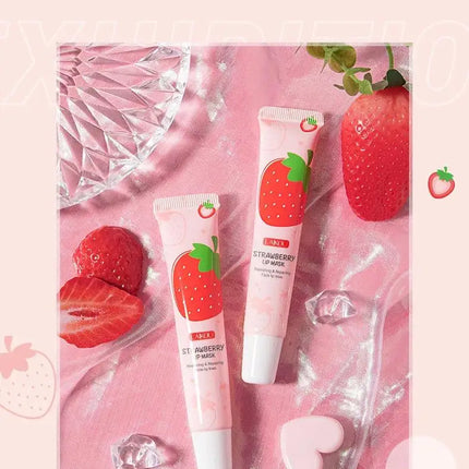 LAIKOU Strawberry Lip Balm  Moisturizing Refreshing Non-sticky Anti-Cracked Lip Mask Lips Care 18g