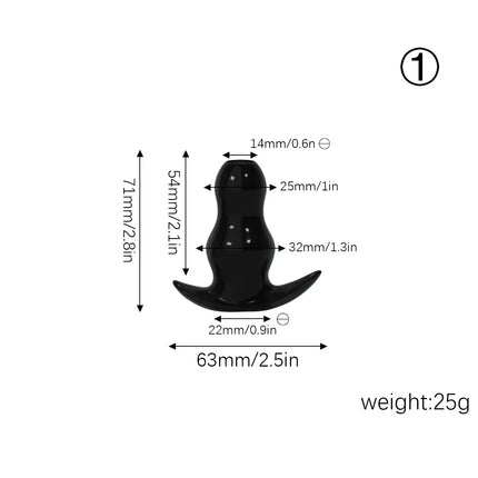 5 Sizes Hollow Anal Plug/Dilator/Dildo Soft Speculum Prostate Massager Butt Plug Set Intimate/Enema Sex Toys For Women Men Gay