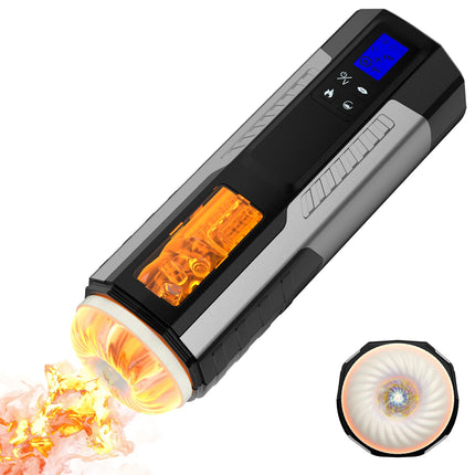 Male Masturbator Automatic Vibration Vagina Blowjob Machine Soft Pussy Penis Pump Masturbation Cup Sex Toys for Men Sex Machine