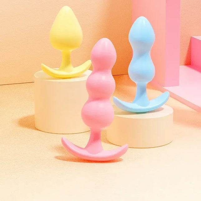 3 Size Anal Plug Silicone Butt Plug Dildo Masturbation Vaginal Plug Sex Toys for Women Couple Anal Dilator Toys Adult Shop