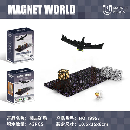 Building Blocks Zoo Magnetic World Series Educational Puzzle Toys for Boys & Girls Children's Playset gift