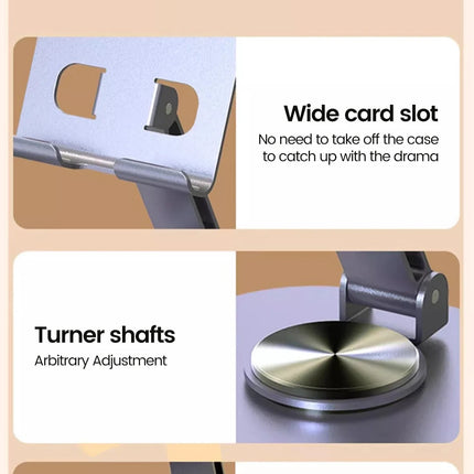 Olaf Rotating Table Cell Phone Holder Support Desktop Stand For iPad Samsung iPhone 15 14 13 Mobile Mount