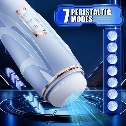 4In1 Automatic Male Masturbator with Pronunciation 7 Suction 7 Thrusting And 10 Vibration Modes Masturbation cub Male sex toy18+