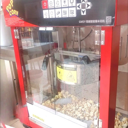 Automatic Electric Popcorn Maker Commercial Hot Corn Popper Spherical Popcorn Machine for Stall