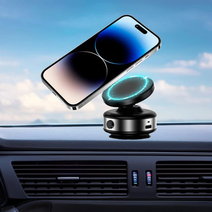 Vacuum Magnetic Phone Holder 360°Rotate Car Hands-Free Cell Phone Rack Foldable Swivel Stand Suction Cup Universal Car Brackets