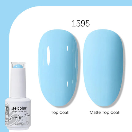 Arte Clavo TPO FREE HEMA FREE Gel Nail Polish UV Multi Use Semi Permanent Soak Off Autumn Winter Nail Art Hybrid Varnish 15ml