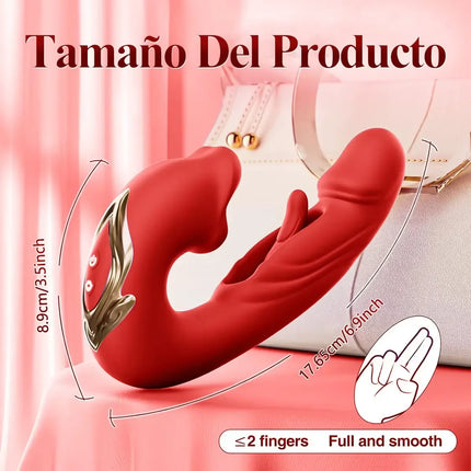Powerful Tongue Vibrator for Women Licking Dildo Clitoris Stimultor Finger Flapping Vagin Massager Masturbator Adults Goods 18+