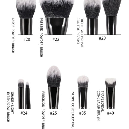 Kat Von D  Makeup Brush Set & Kit Foundation Blush Highlight Concealer Powder Sculpting Eyeshadow Brush KVD Brand Makeup Brush