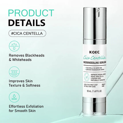 Korean Microneedle Essence Desalination Fine Lines Spots Collagen Solution Reverse Aging Recombinant Improves Rough Texture 50ml