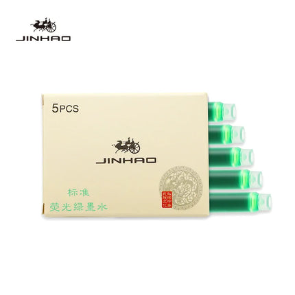 Jinhao 5/10/15 pcs Color Ink Cartridge Refill Fountain Pen Office School Student Stationery Ink Supplies Fountain Pen Ink