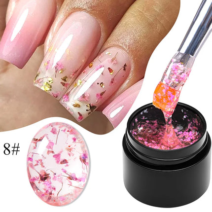 Dried Flower Gel Polish / Gel Fleurs Séchées