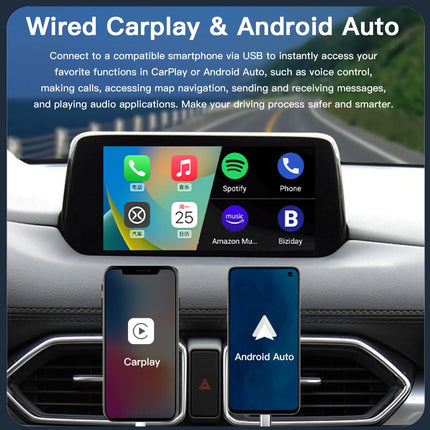 NEW P3 For Wireless Apple CarPlay Android Auto Adapter USB Hub OEM for Retrofit Mazda 2 3 6 CX3 CX5 CX8 CX9 MX5 TK78669U0C Kit