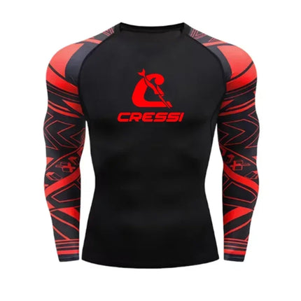 Rashguard Upf 50 Sun Protection Surf Shirt Quick Dry Breathable Swimming Tight T-shirt Summer 2023 Gym Clothes Mens Long Sleeve