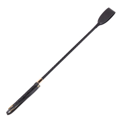 30-60CM Black PU Leather Spanking Paddle Long Whip Flirting BDSM Flogger Sex Toys For Woman G Spot Sex Shop