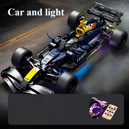 racing cars, racing car models, 1:10 DIY super sports car building block puzzle toys, children's and adult gifts