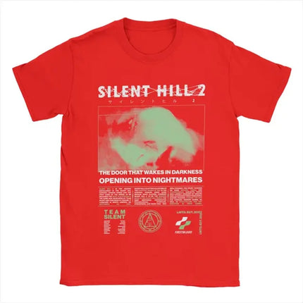 Men Silent Hill 2 T-Shirts Cotton Clothing Casual Short Sleeve Round Neck Tee Shirt Adult T-Shirts 72473