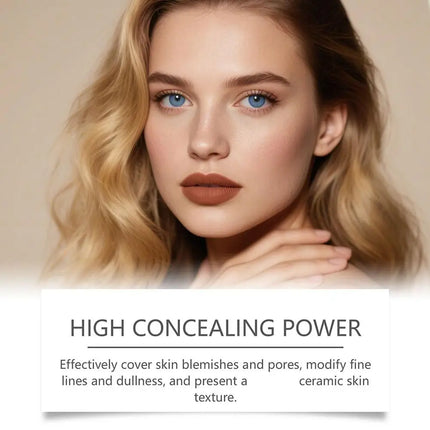 2-in-1 Color-Changing Foundation Stick - Lightweight Hydrating Brightening Matte Moisturizing Foundation Concealer Makeup