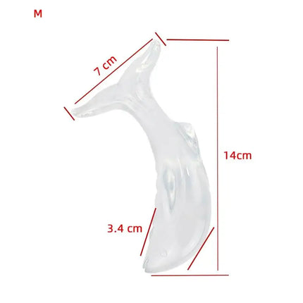 Dolphin Style Anal Plug Anal Dilator Silicone Prostate Expander for Couples Intimate Fun and Sensual Massage